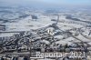 Luftaufnahme Kanton Zug/Rotkreuz/Rotkreuz im Schnee - Foto Rotkreuz ZG 6047